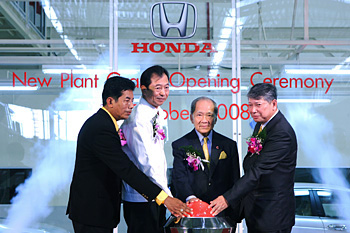 Honda泰國汽車新工廠投產