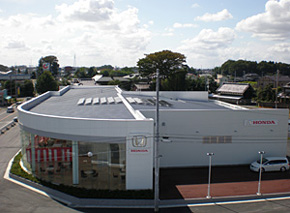 日本全國展開公共·產業用薄膜型太陽能電池的銷售-水戸 勝田北店（日本茨城縣）